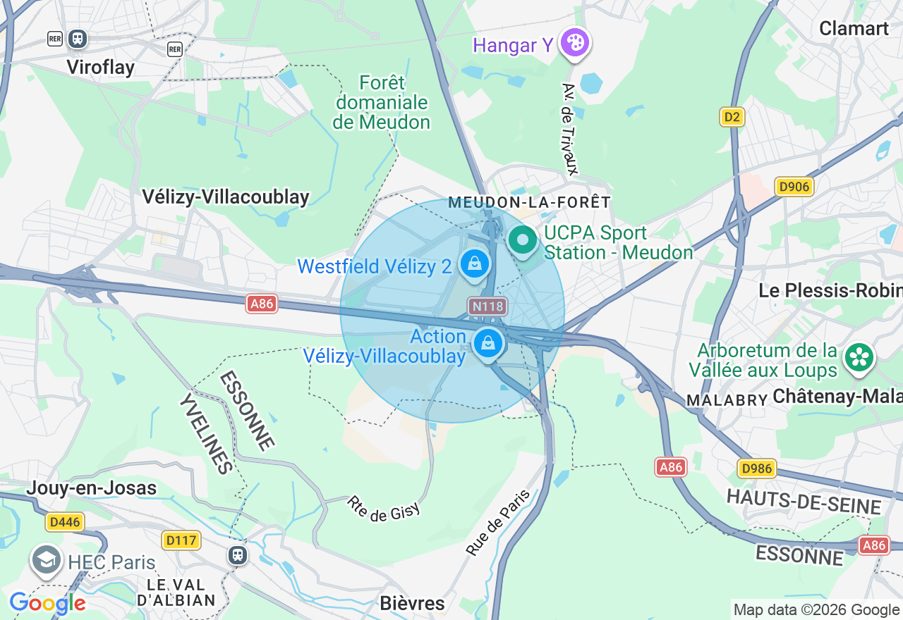 Carte de l'emplacement