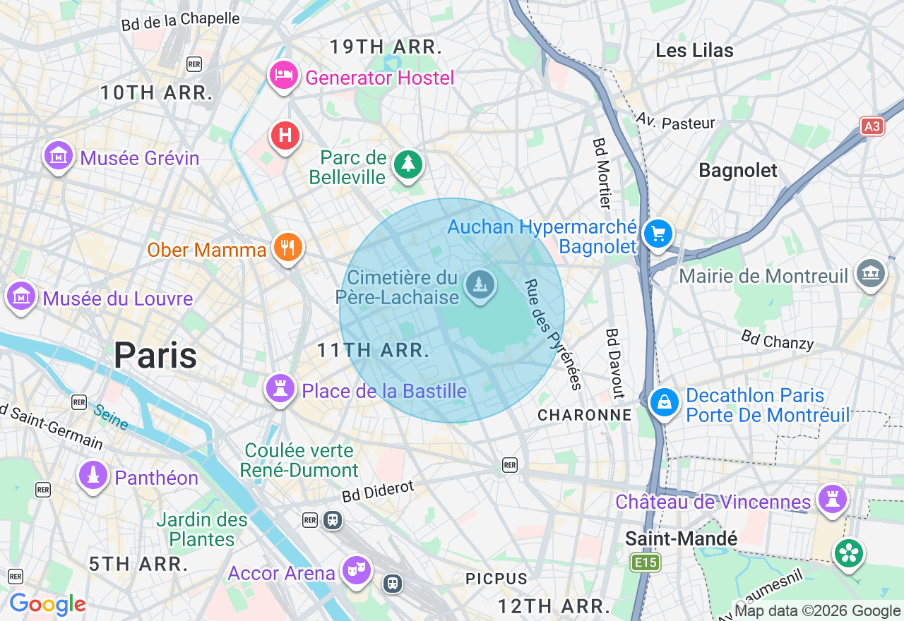 Carte de l'emplacement
