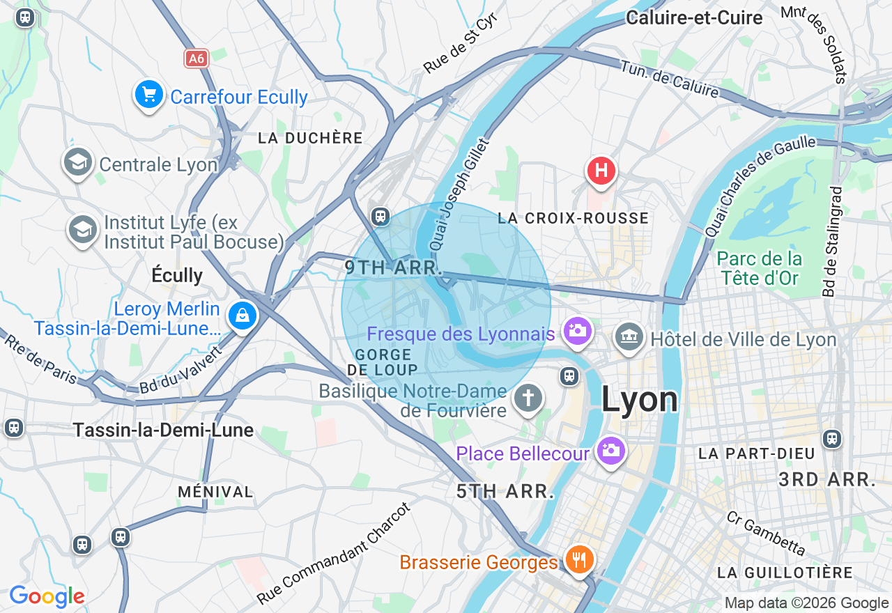 Carte de l'emplacement