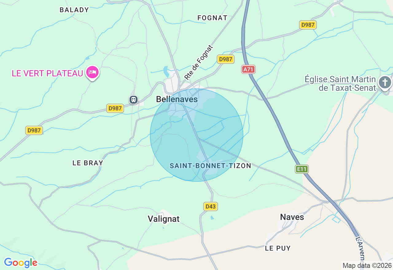 Carte de l'emplacement