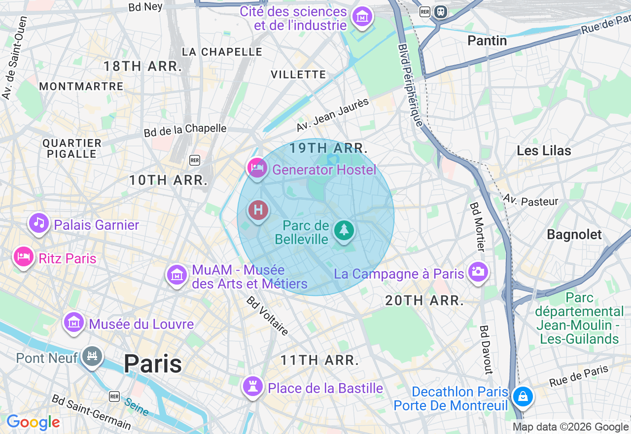 Carte de l'emplacement