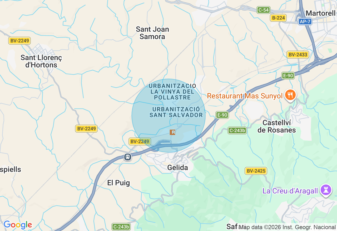 Mapa de la ubicación