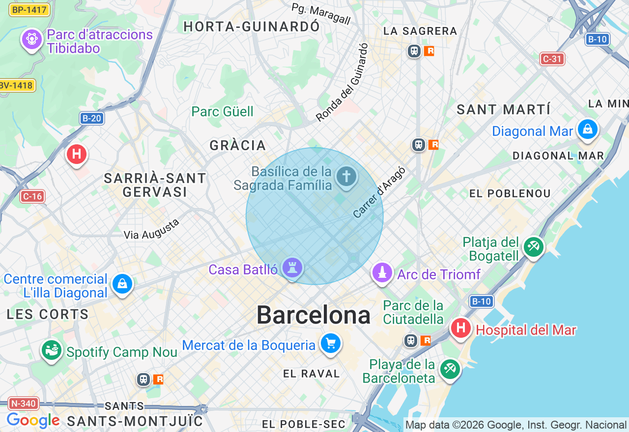 Mapa de la ubicación