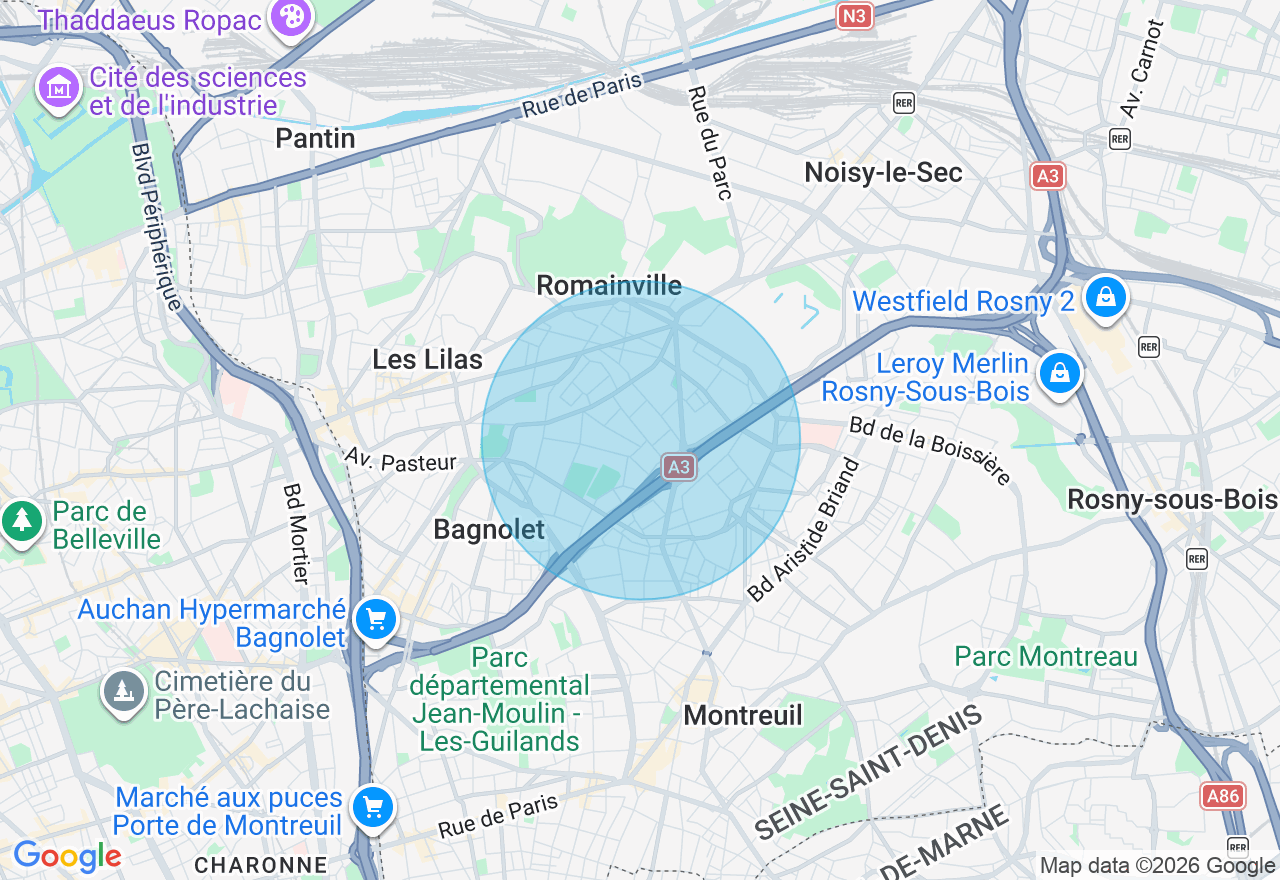 Carte de l'emplacement
