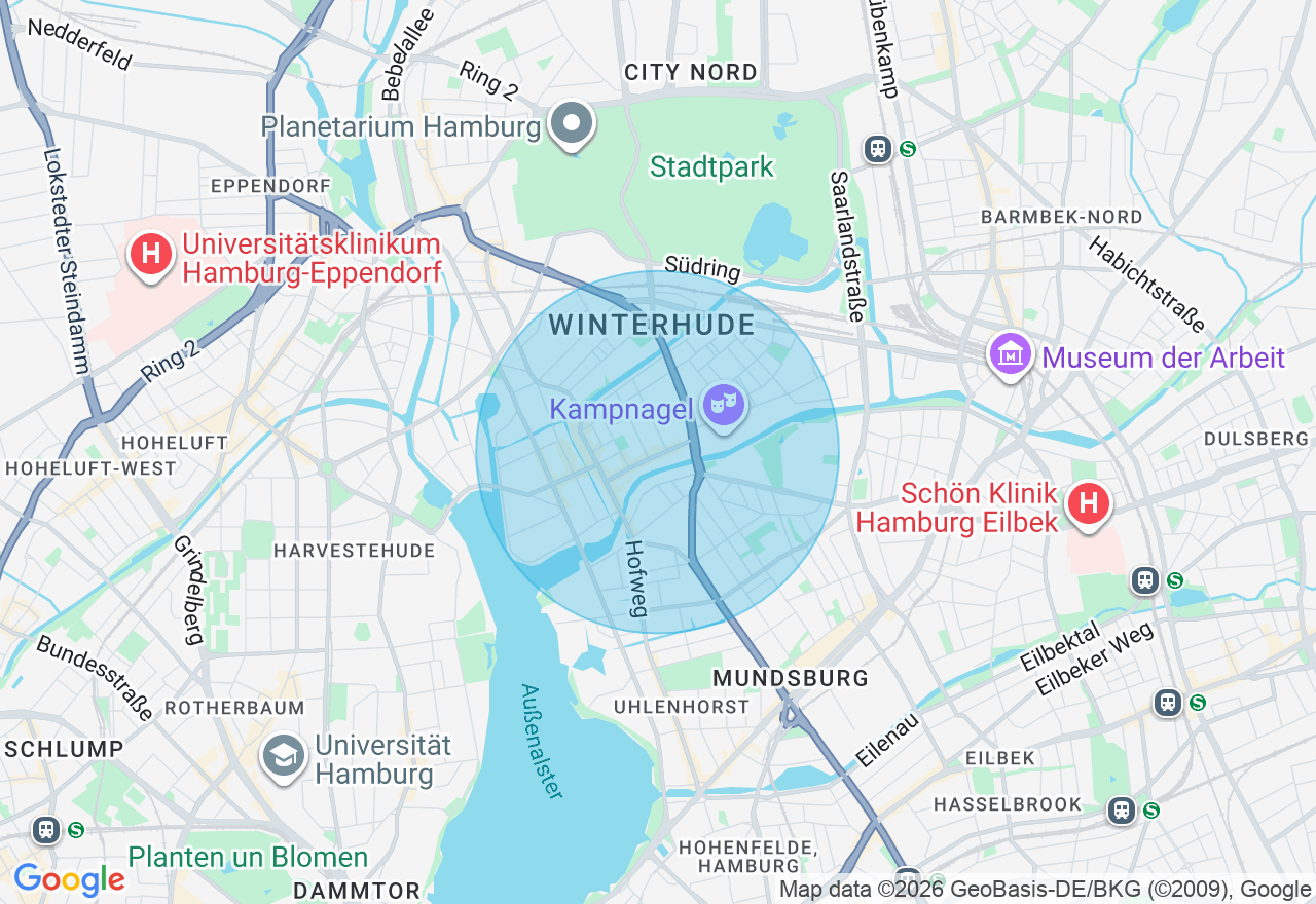 Kartenansicht der Location