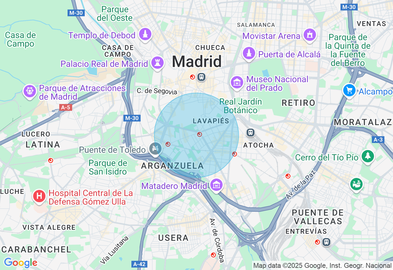 Mapa de la ubicación