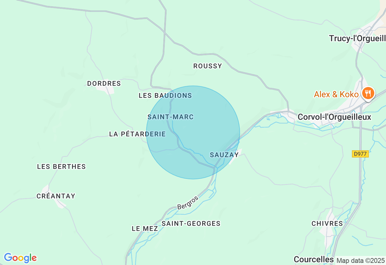 Carte de l'emplacement