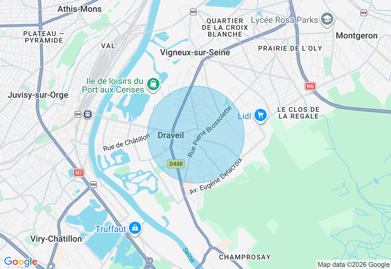 Carte de l'emplacement