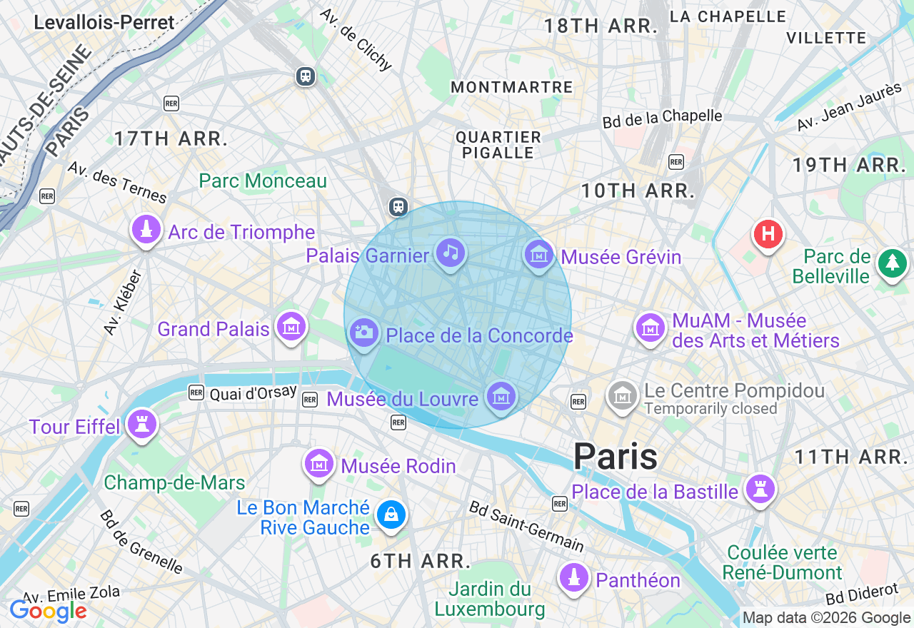 Carte de l'emplacement