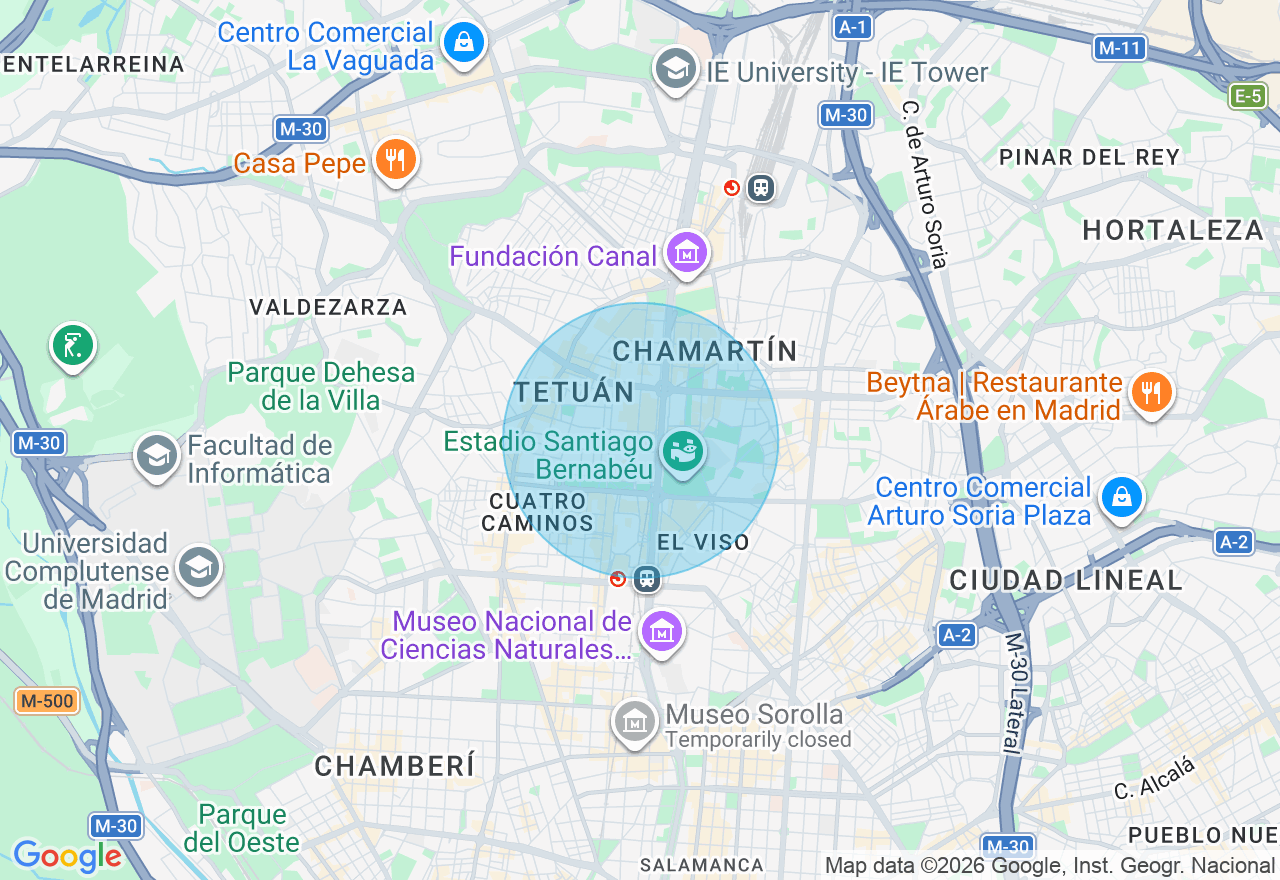 Mapa de la ubicación