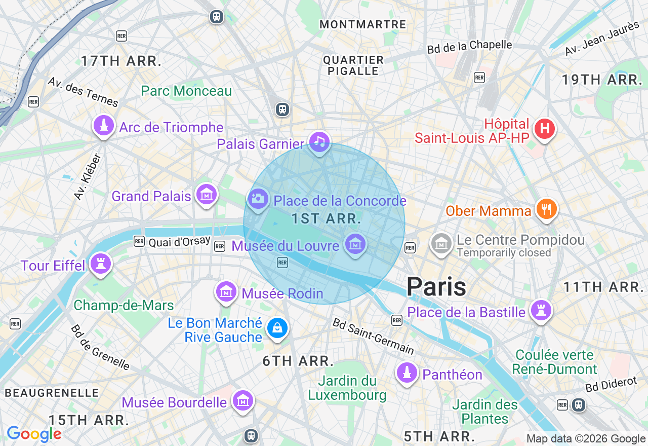 Carte de l'emplacement