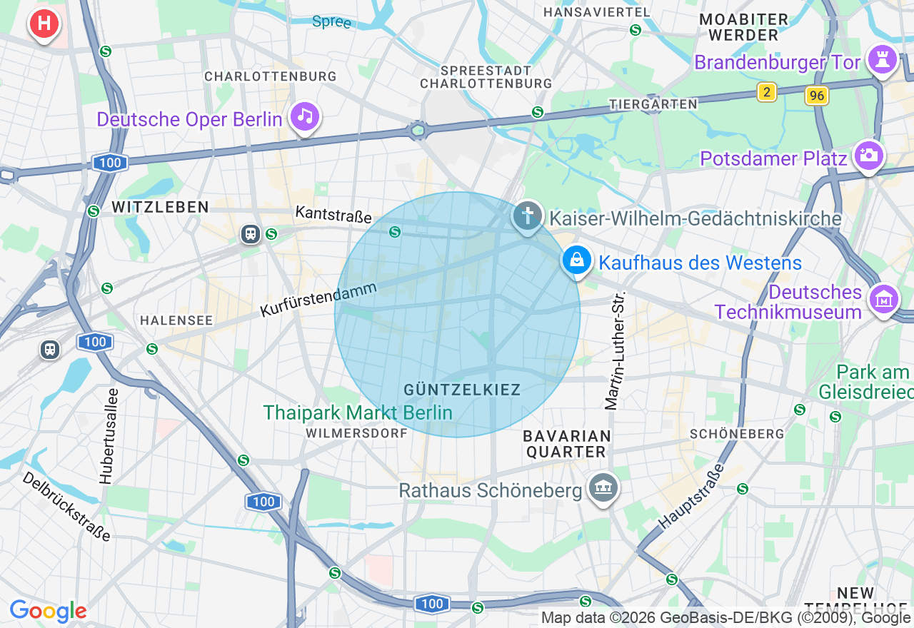 Kartenansicht der Location
