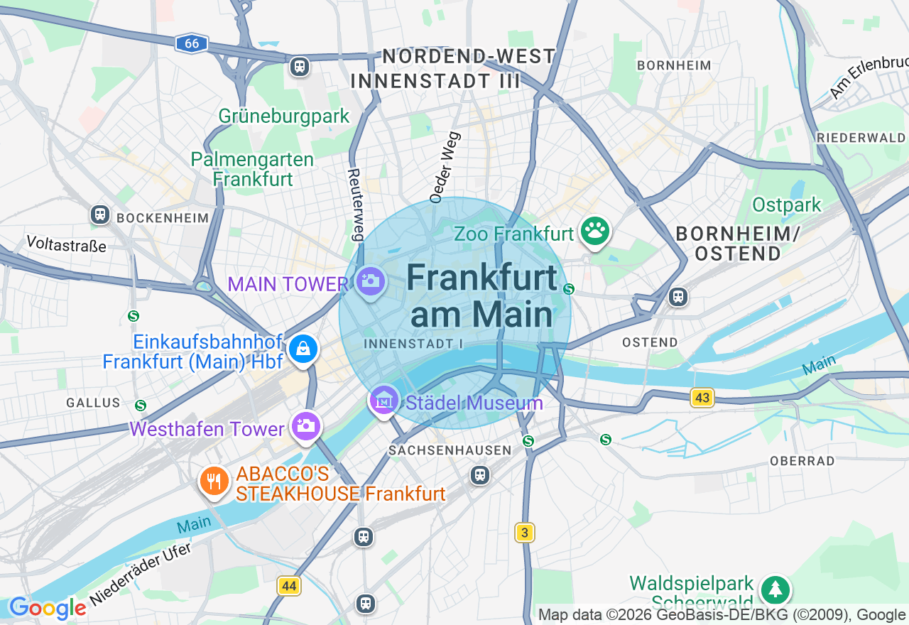 Kartenansicht der Location