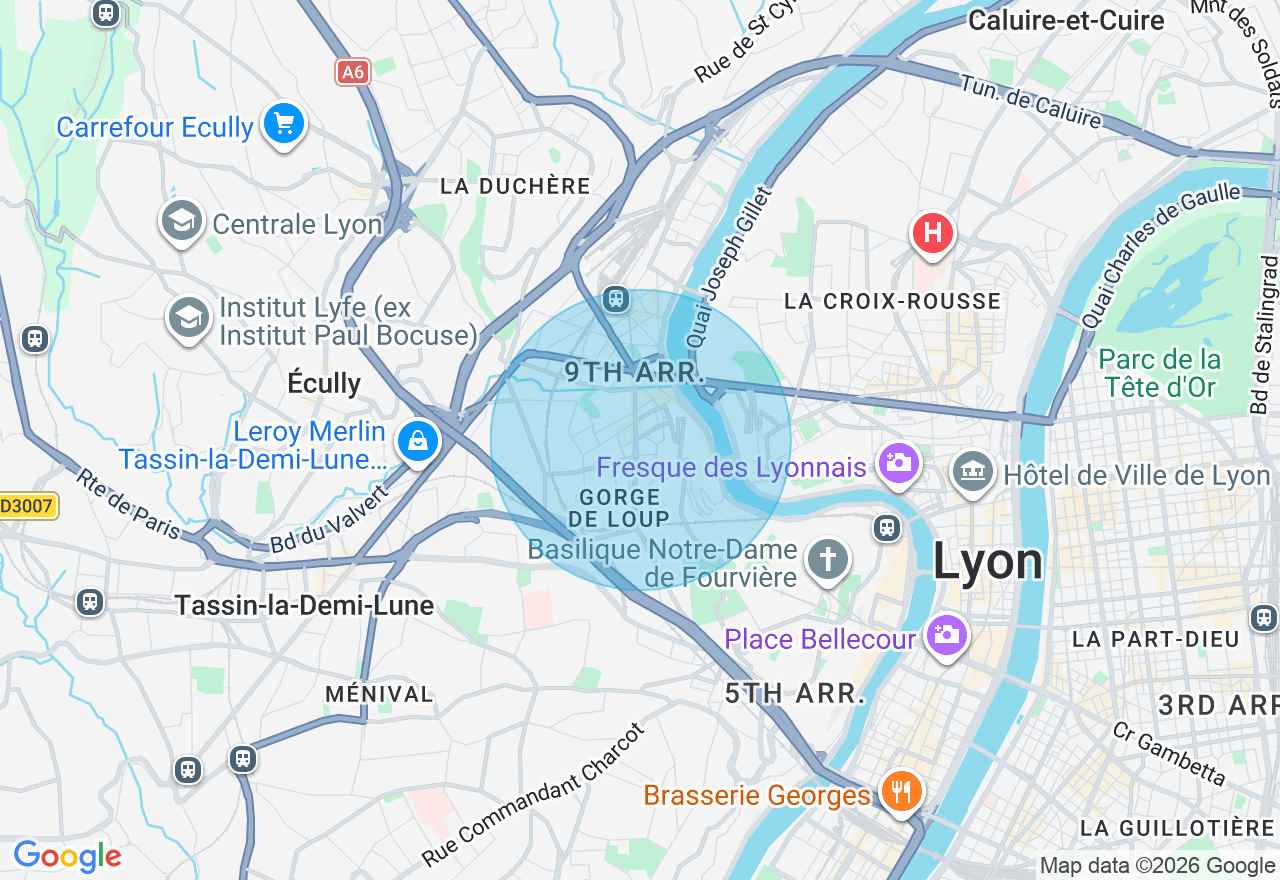 Carte de l'emplacement