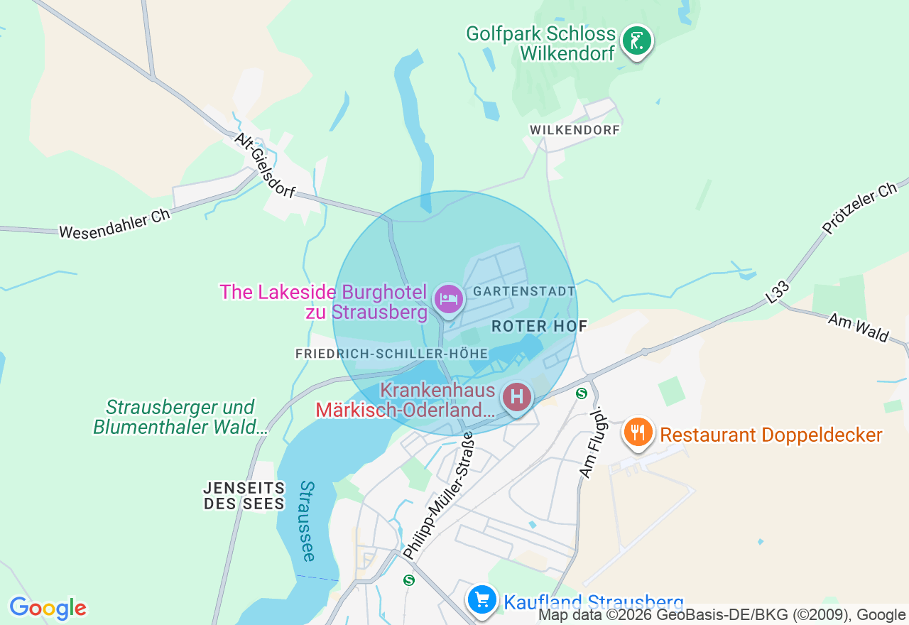 Kartenansicht der Location