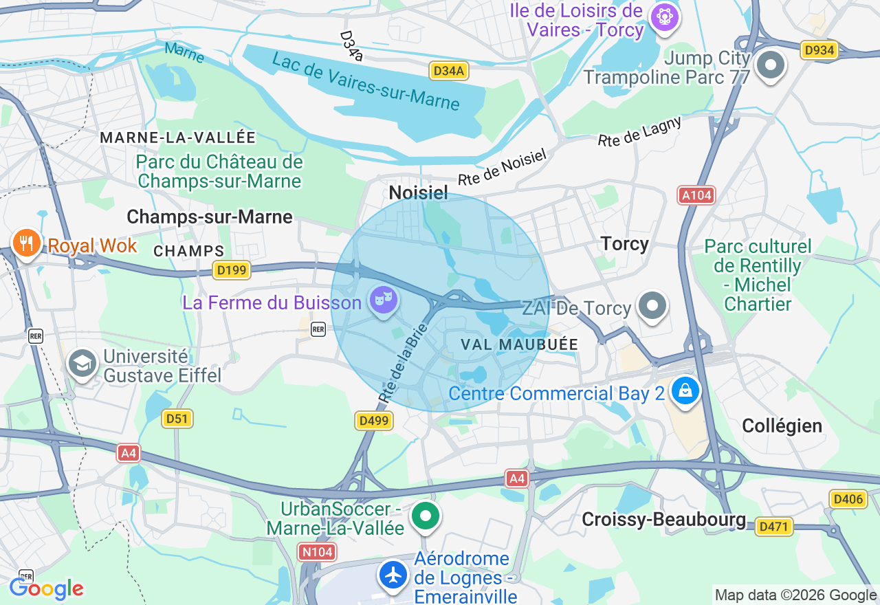 Carte de l'emplacement