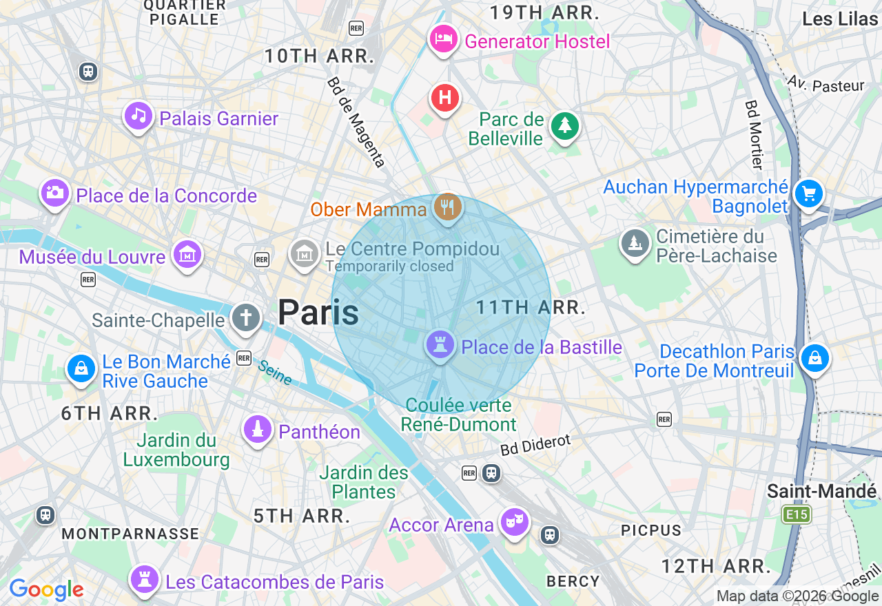 Carte de l'emplacement