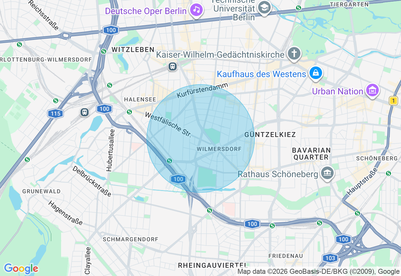 Kartenansicht der Location