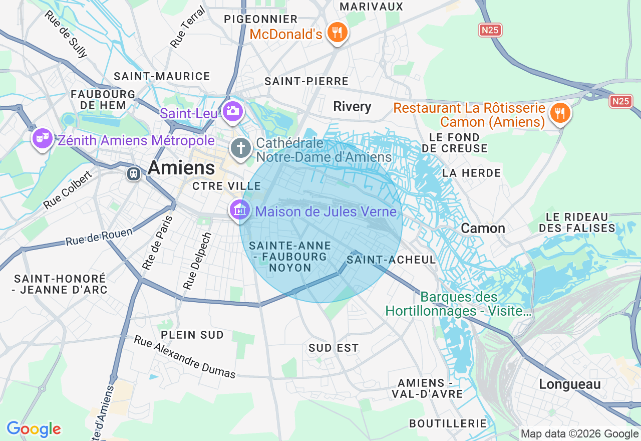 Carte de l'emplacement