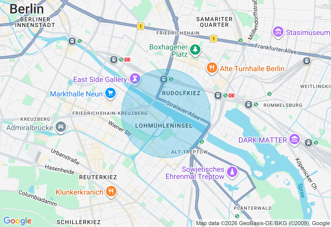 Kartenansicht der Location