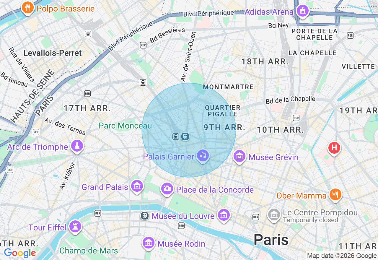 Carte de l'emplacement