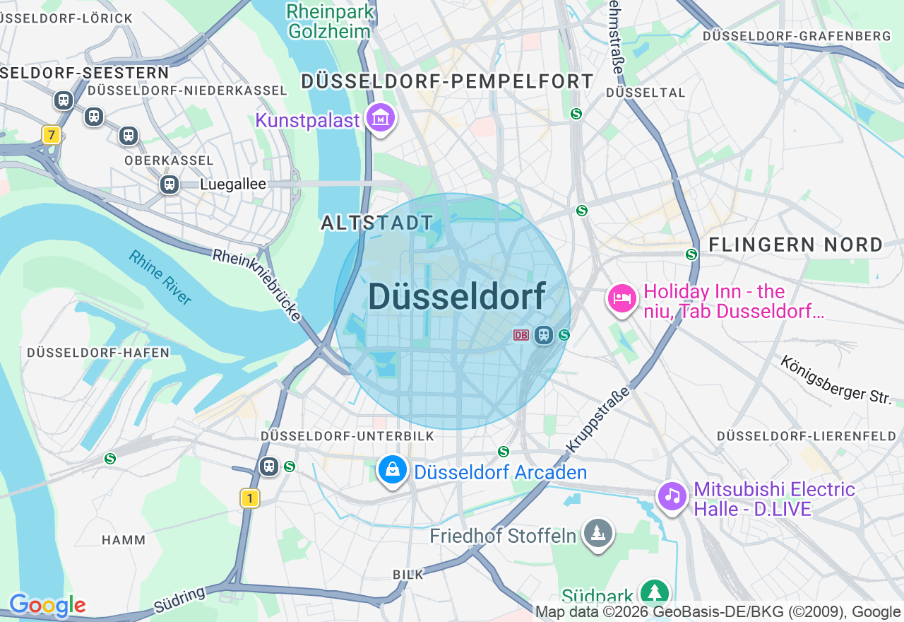 Kartenansicht der Location