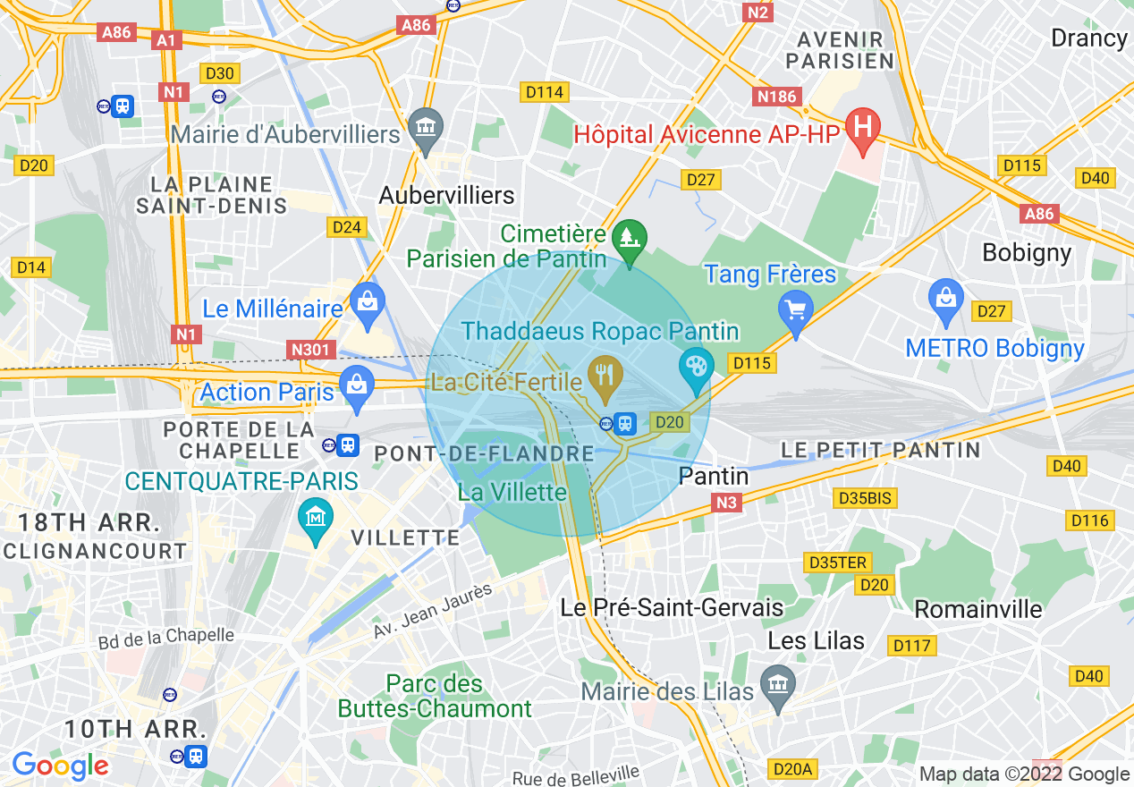 Carte de l'emplacement