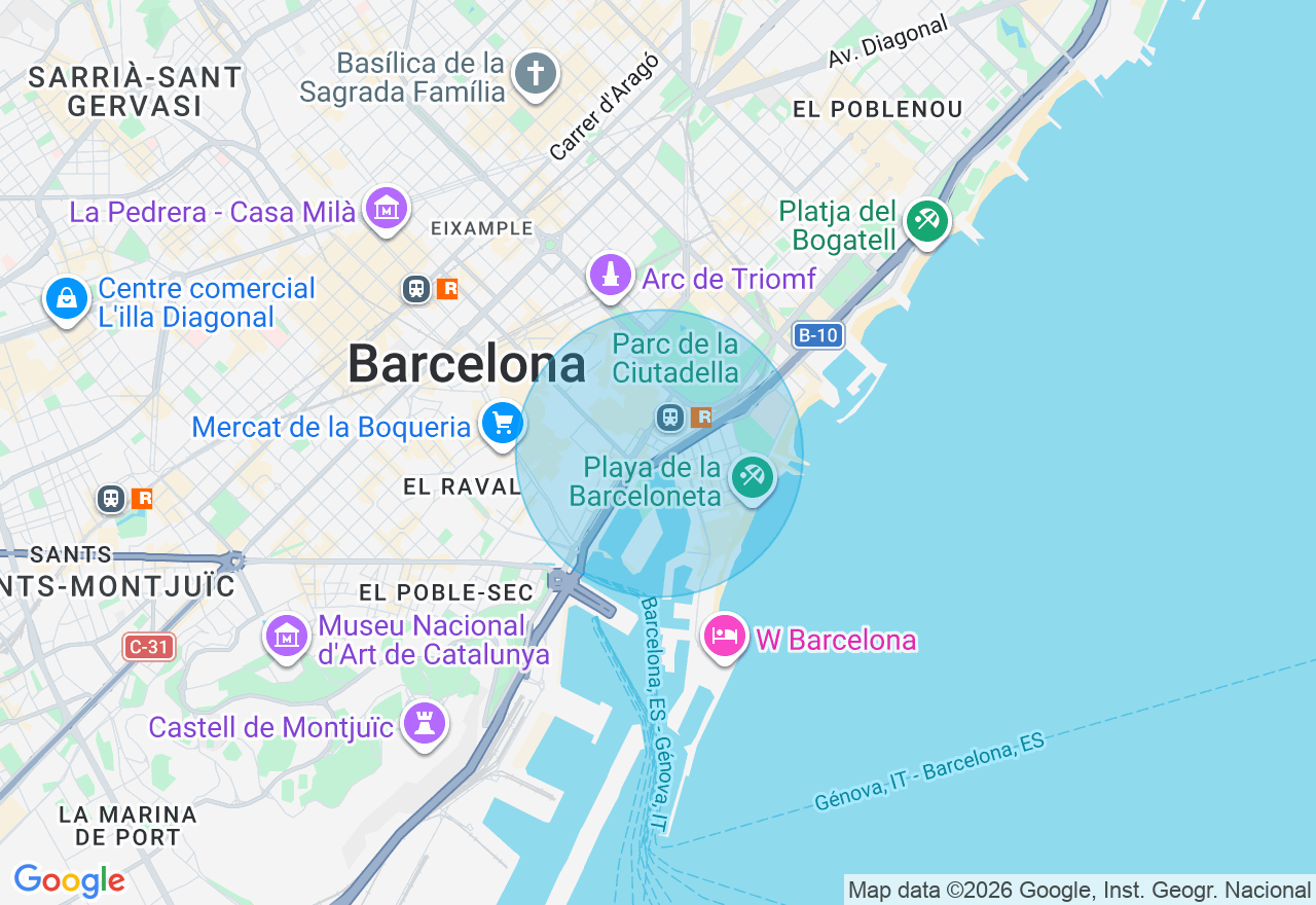 Mapa de la ubicación