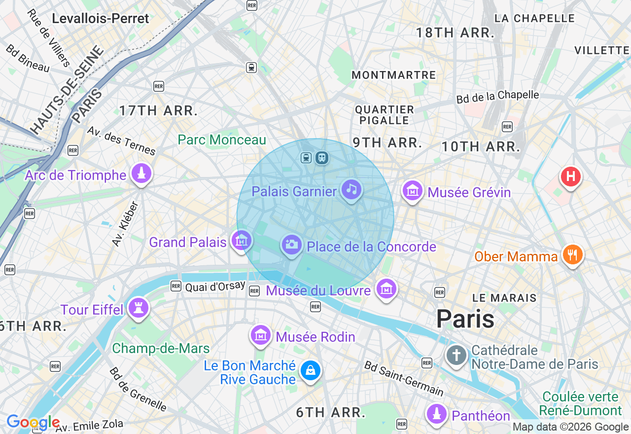 Carte de l'emplacement