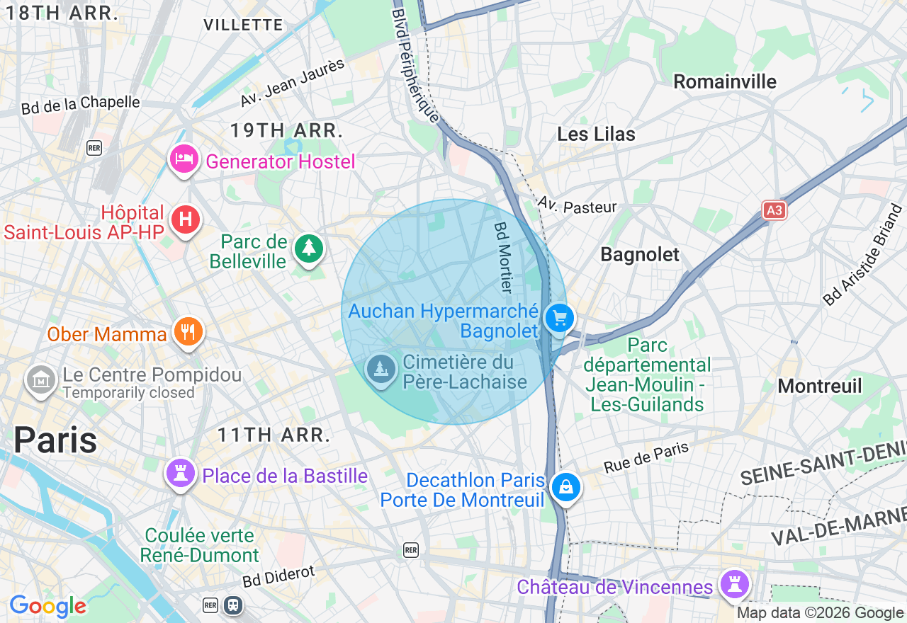 Carte de l'emplacement