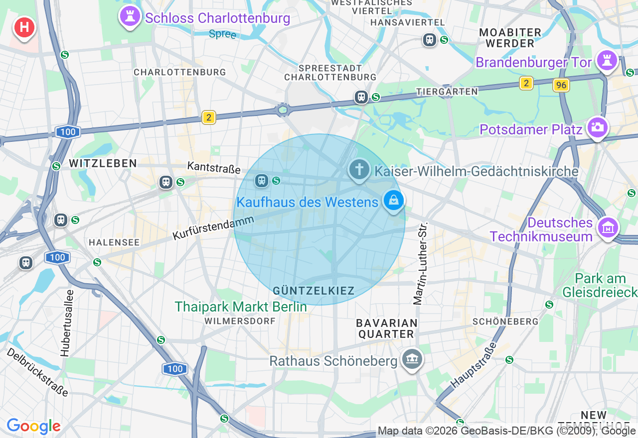 Kartenansicht der Location