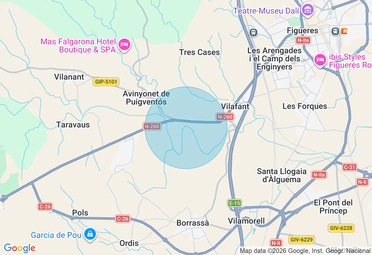 Mapa de la ubicación