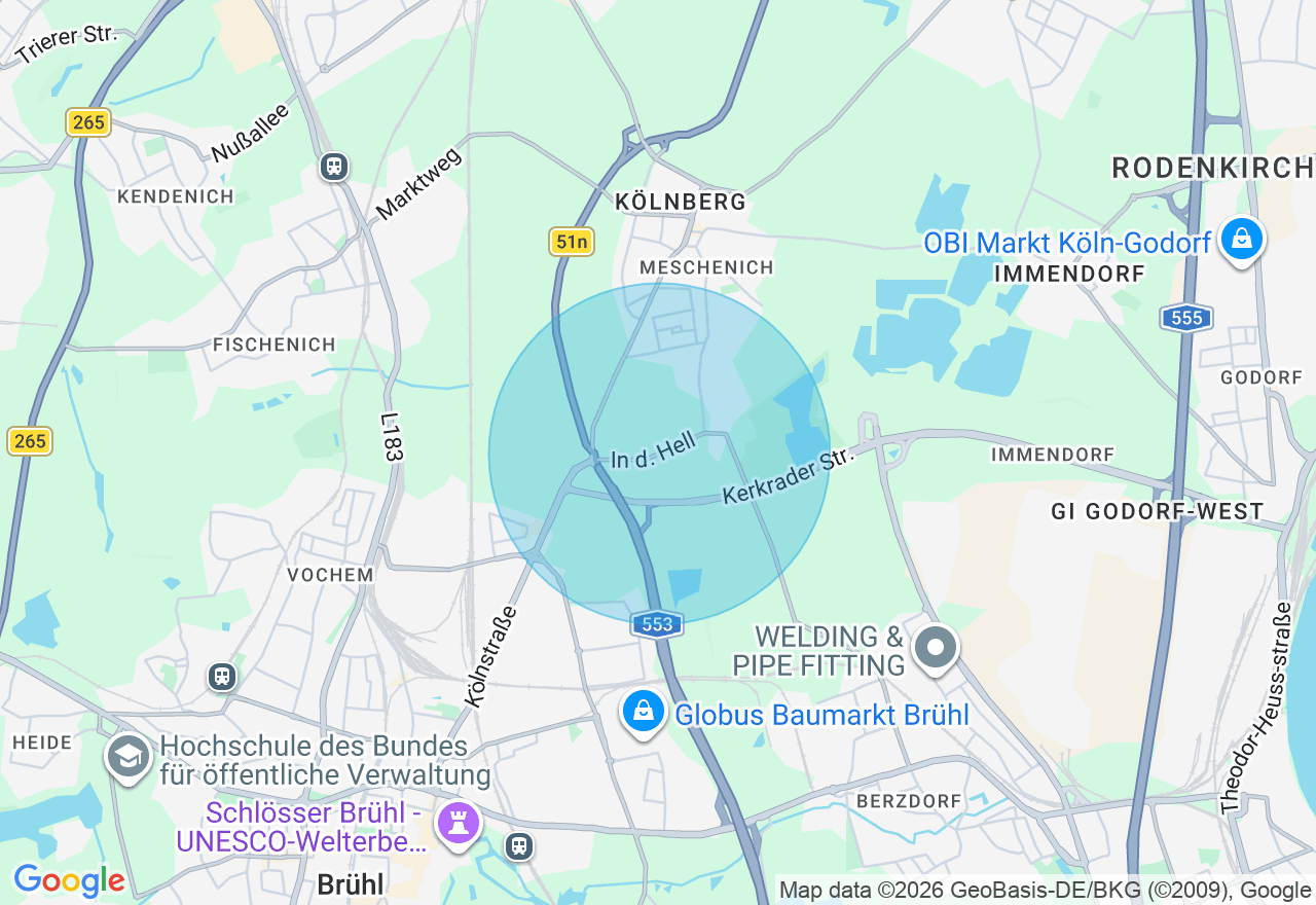 Kartenansicht der Location