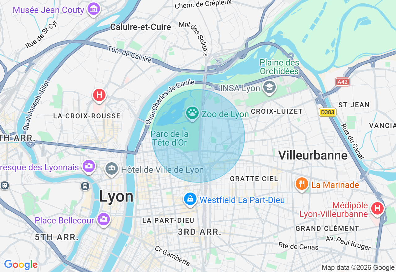 Carte de l'emplacement