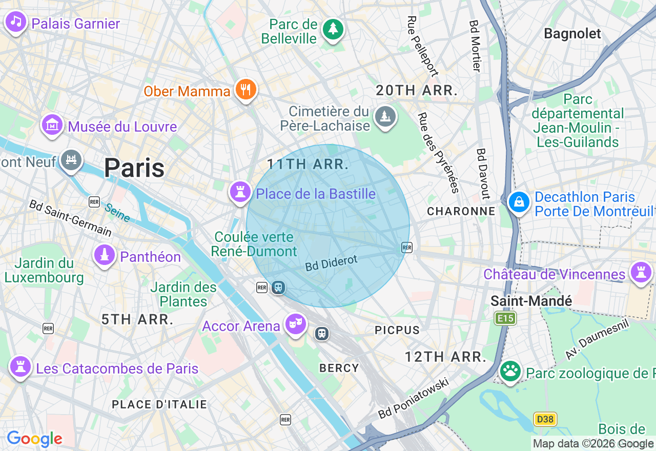 Carte de l'emplacement