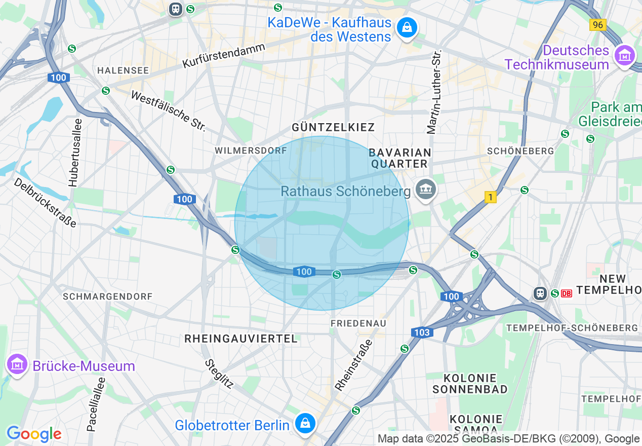 Kartenansicht der Location
