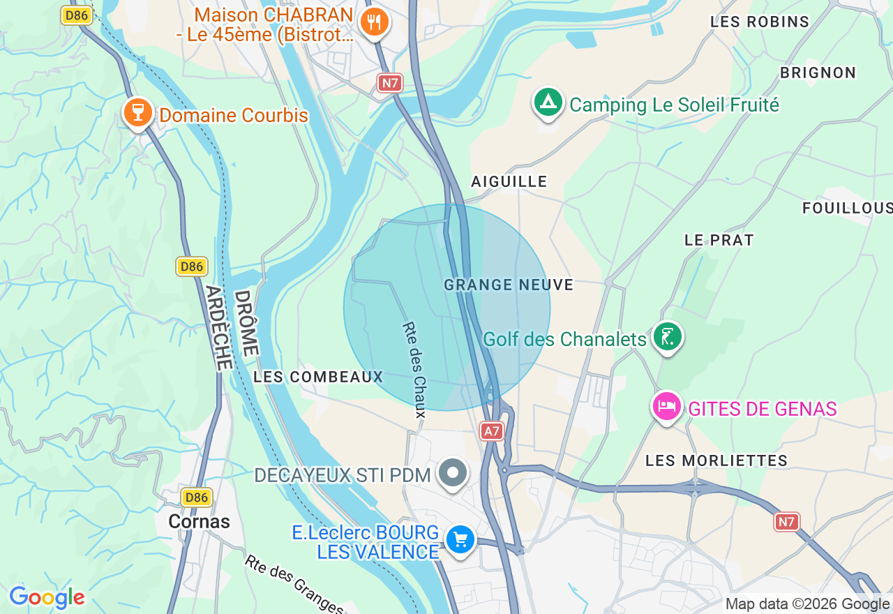 Carte de l'emplacement