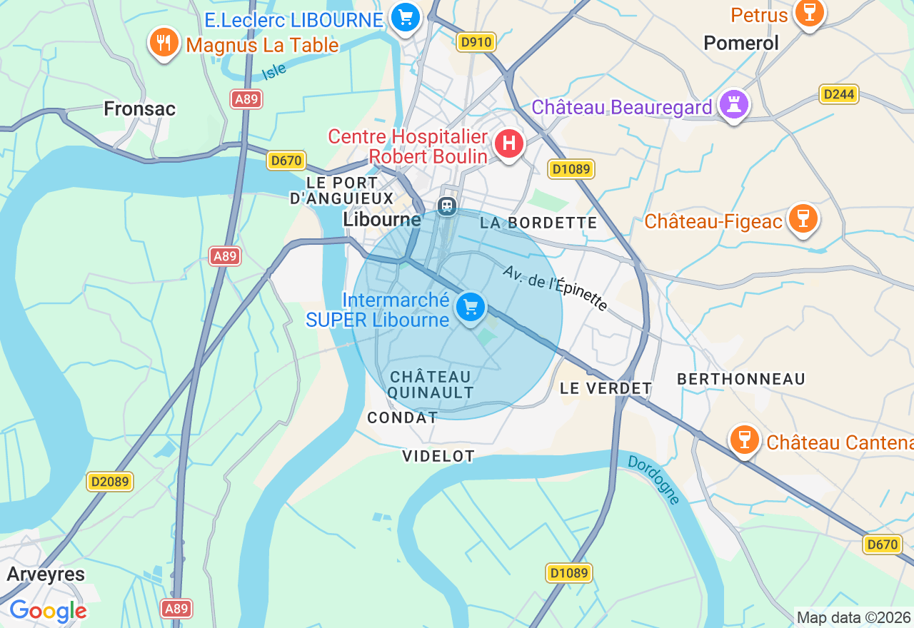 Carte de l'emplacement