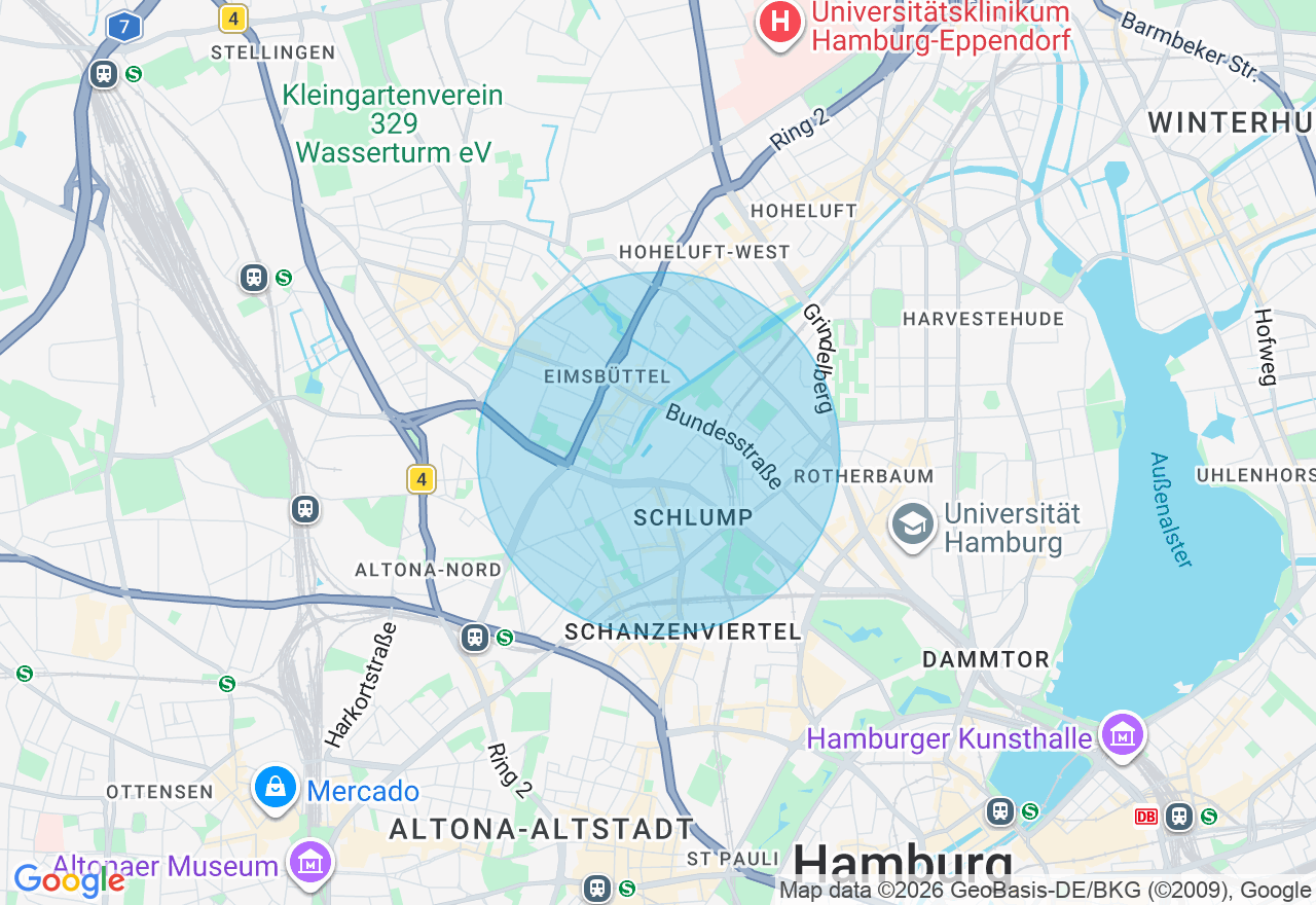 Kartenansicht der Location