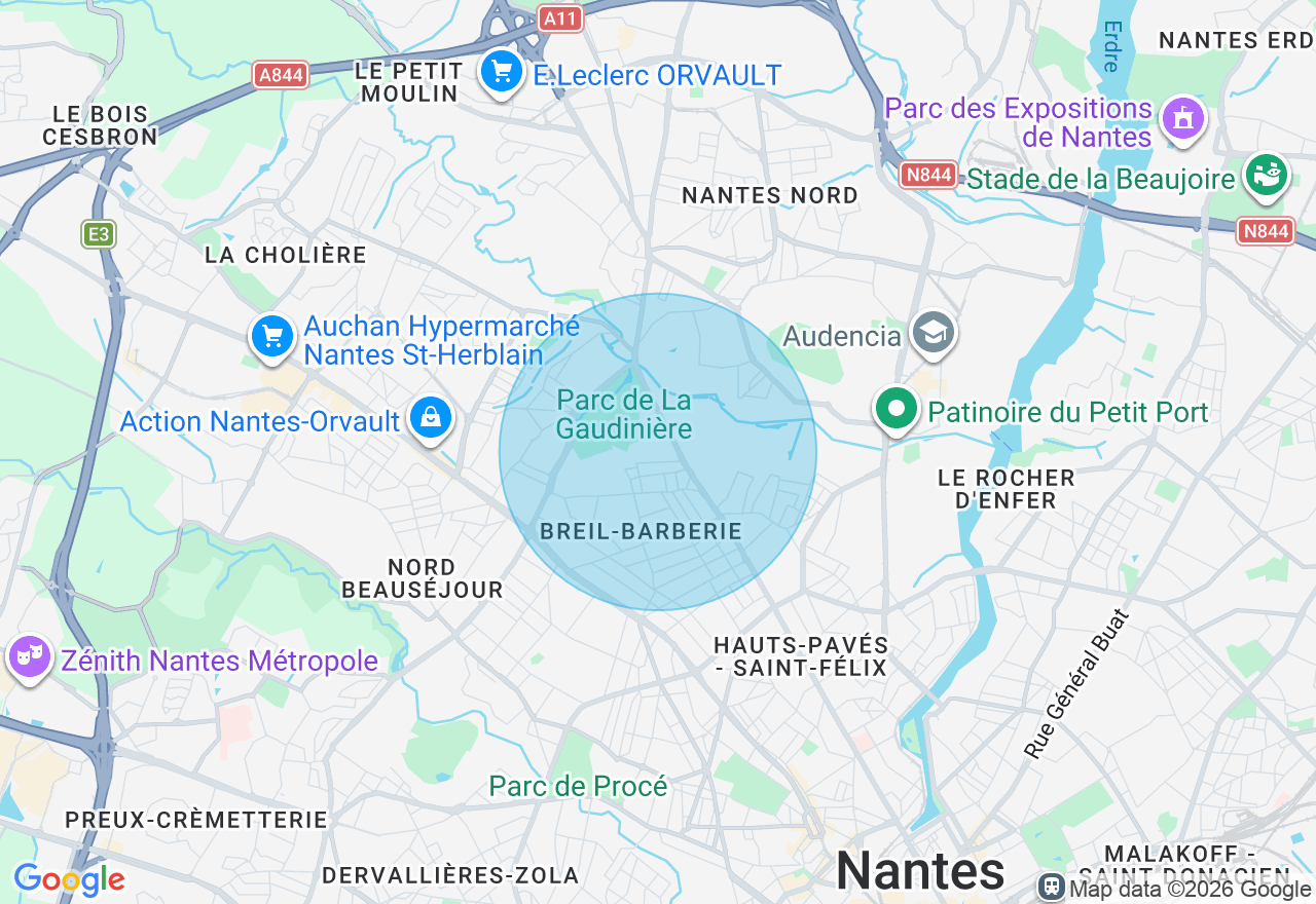 Carte de l'emplacement