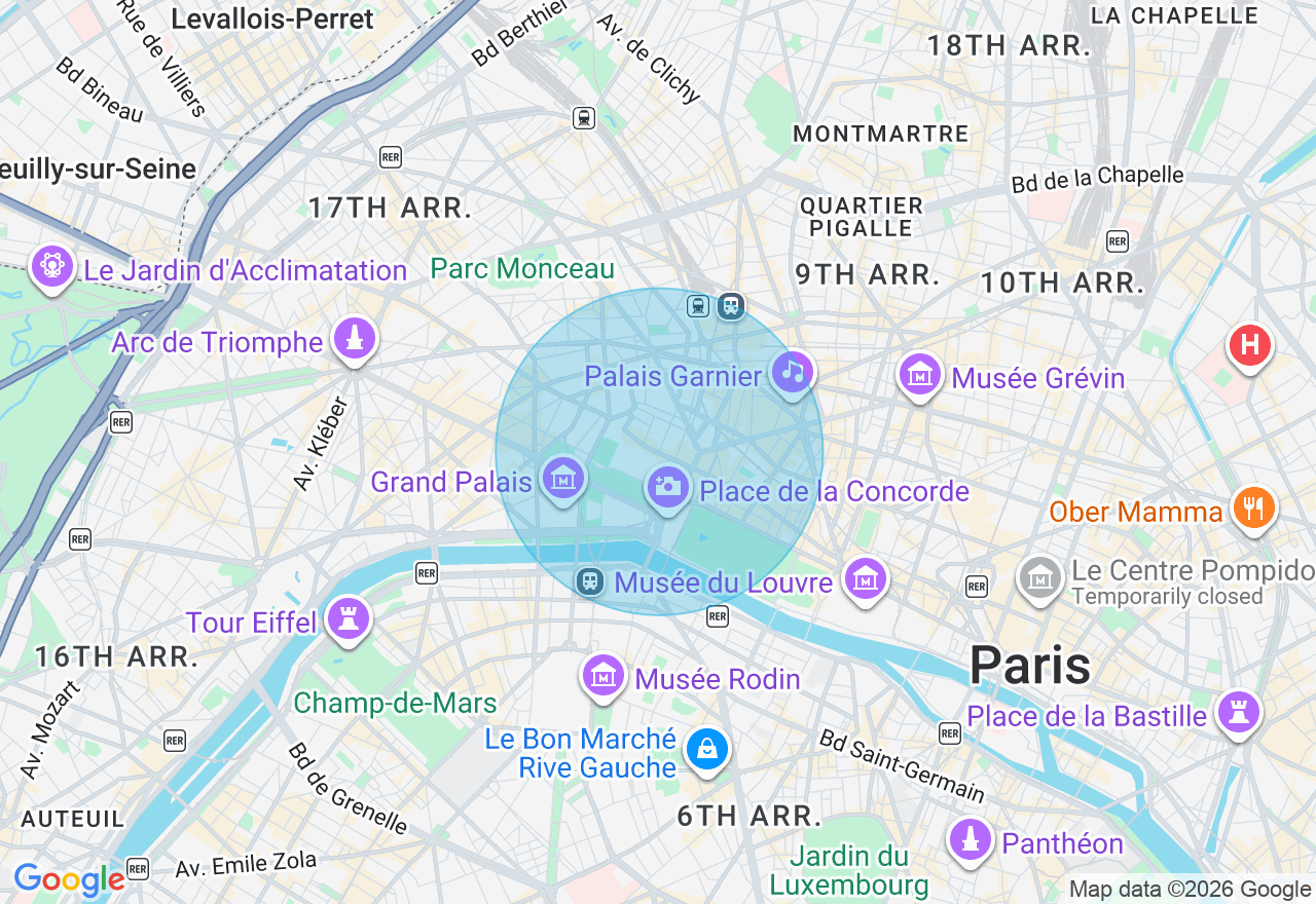 Carte de l'emplacement