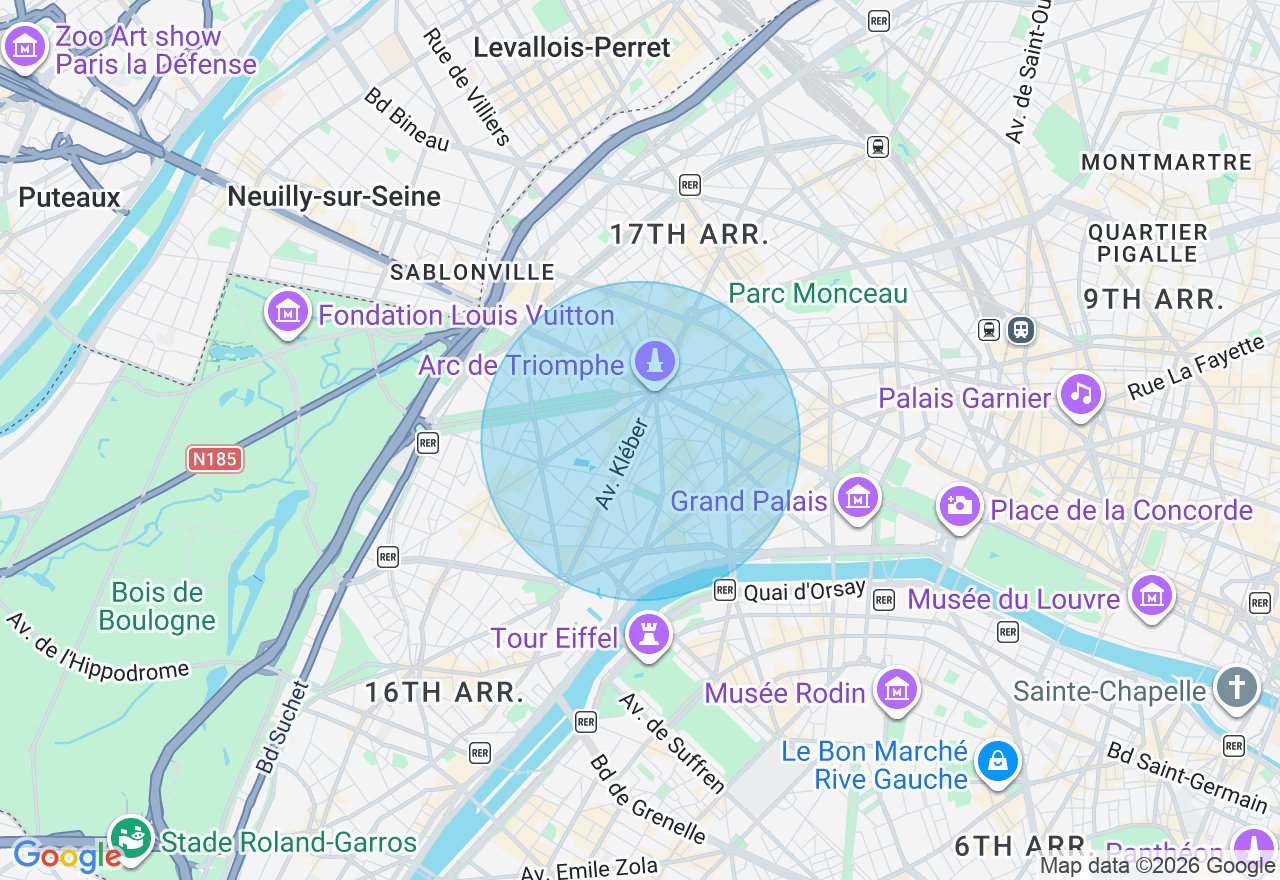 Carte de l'emplacement