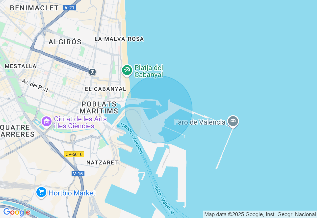 Mapa de la ubicación