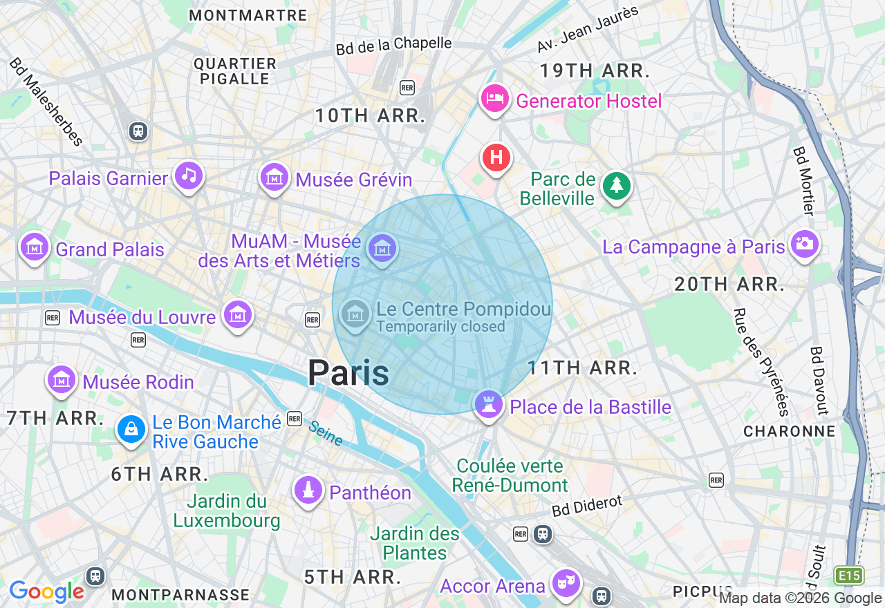 Carte de l'emplacement