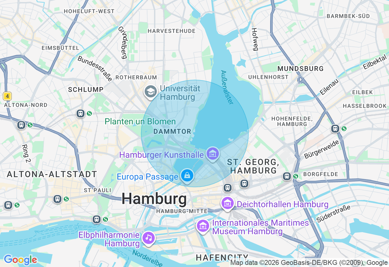 Kartenansicht der Location