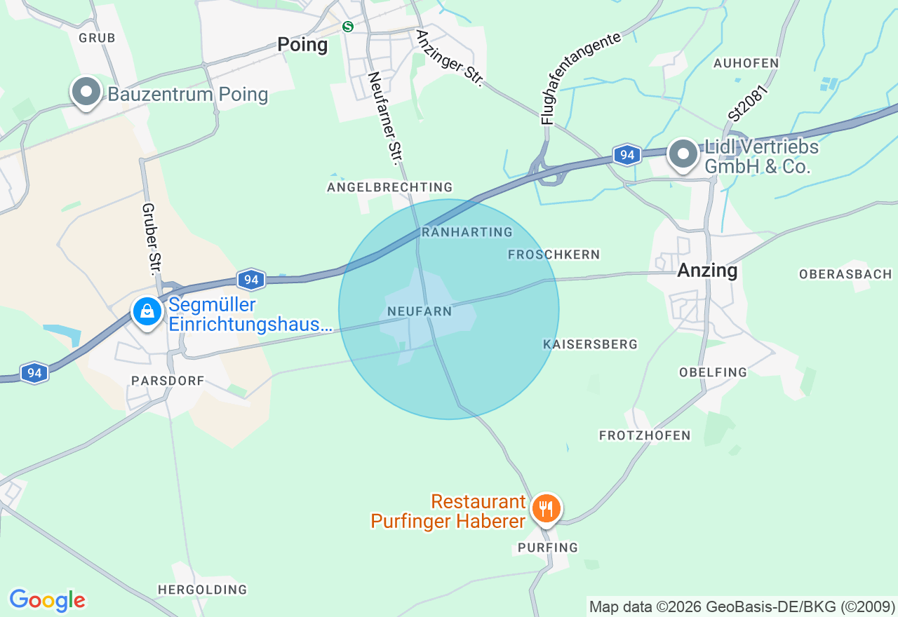 Kartenansicht der Location