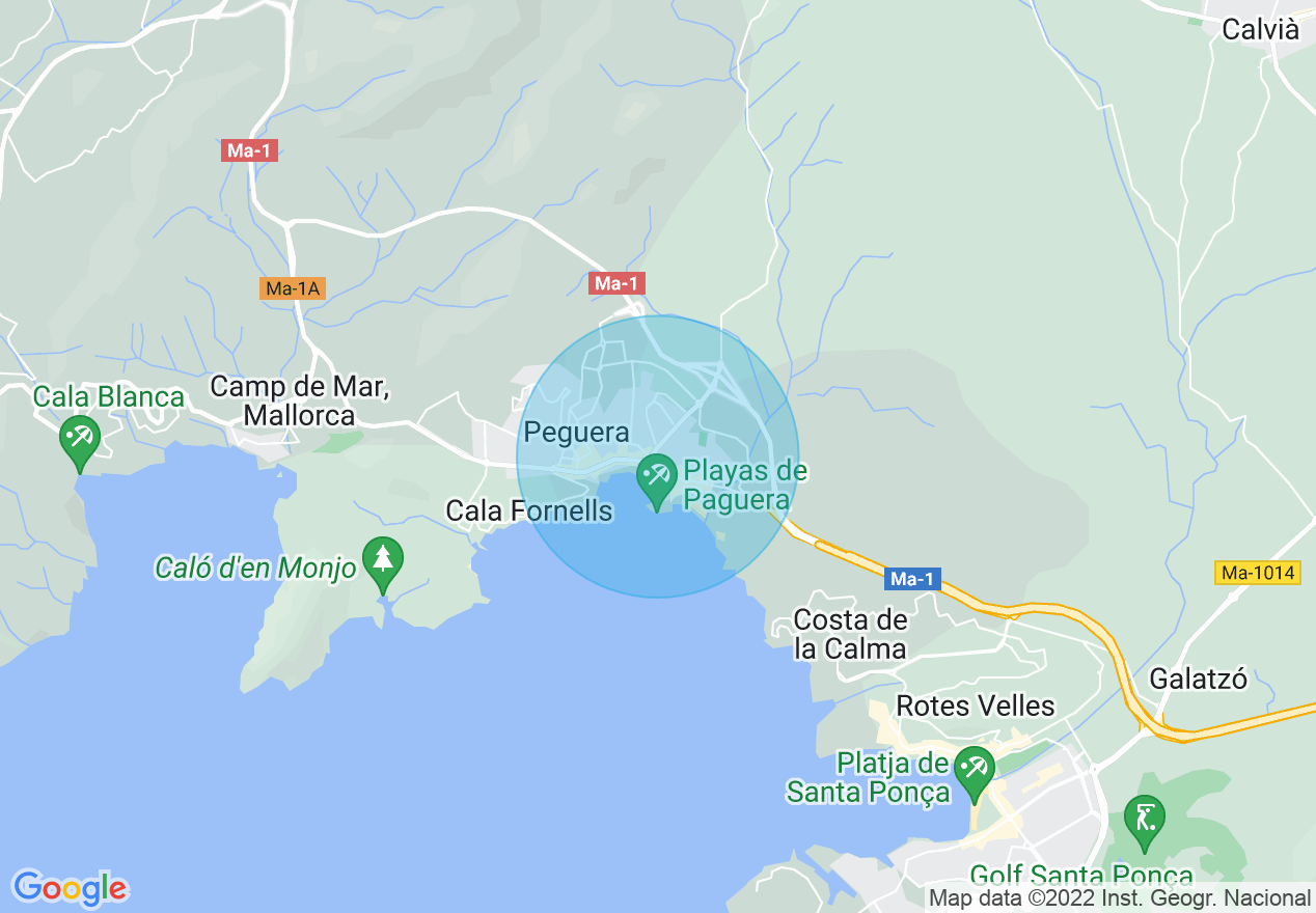 Mapa de la ubicación