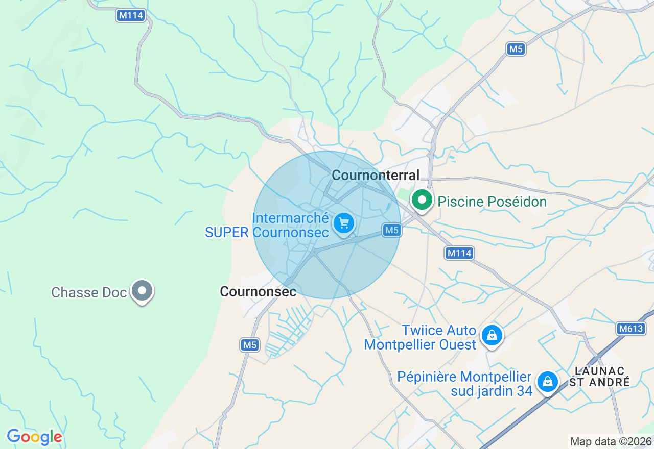 Carte de l'emplacement