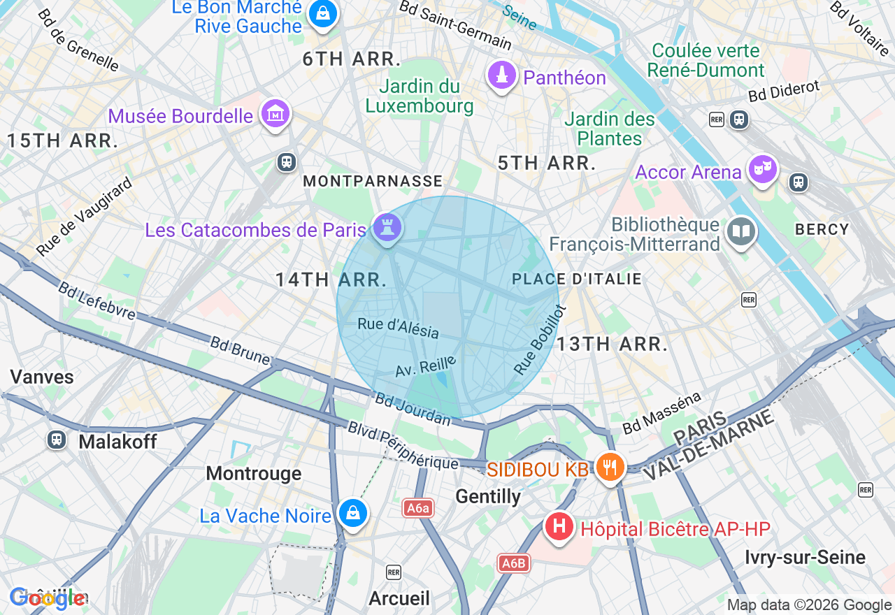 Carte de l'emplacement