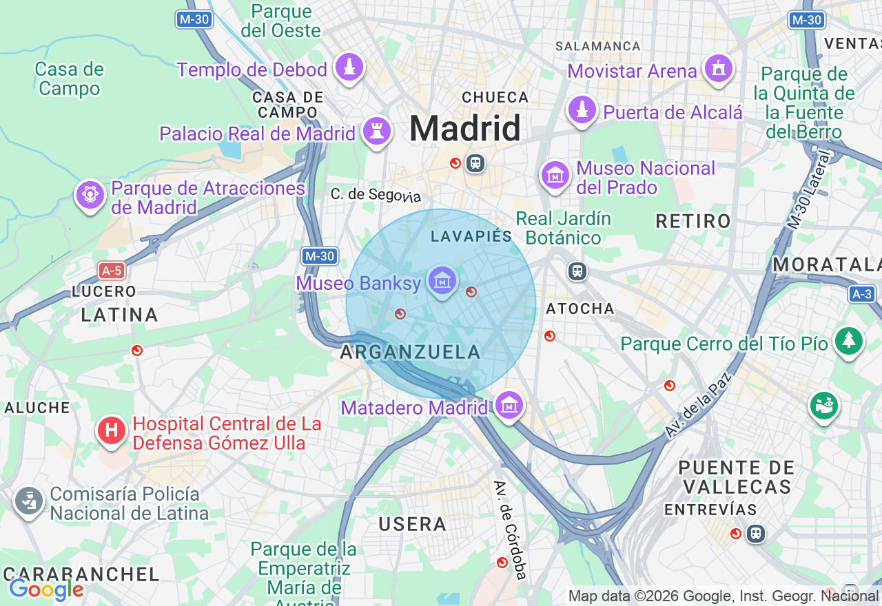 Mapa de la ubicación